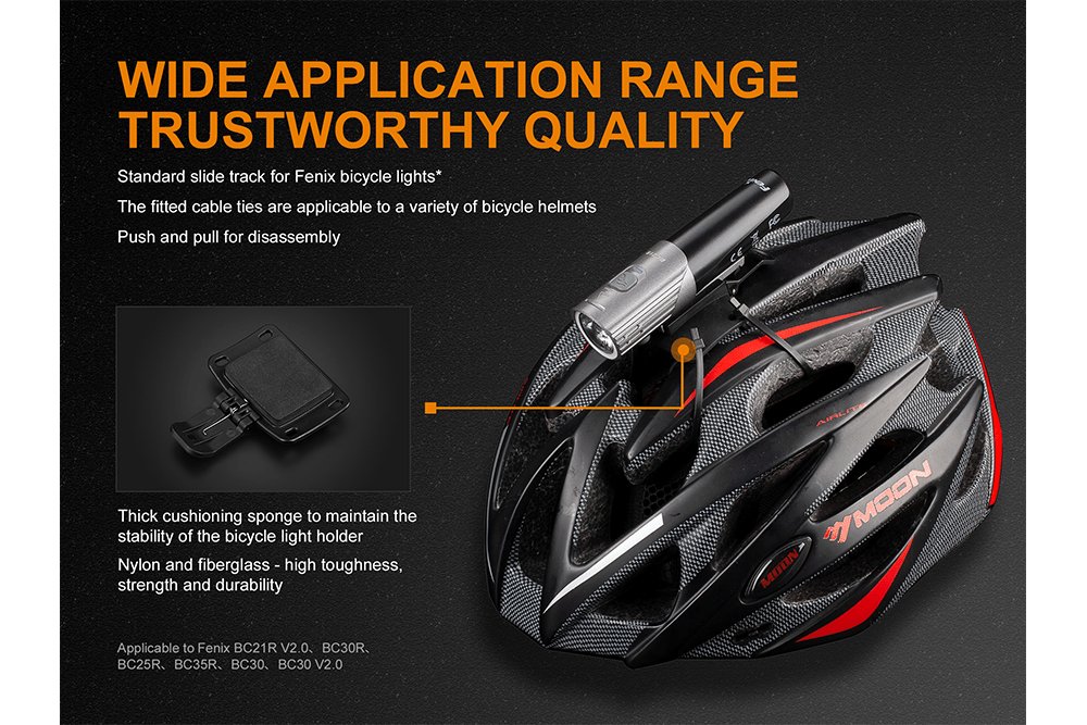 Fenix ALD-08 Bike Light Helmet Holder - Fenix Store