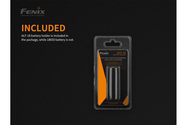 Fenix ALF-18 Battery Adapter - Fenix Store