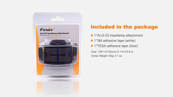 Fenix ALG-03 V2.0 Headlamp Helmet Attachment - Fenix Store