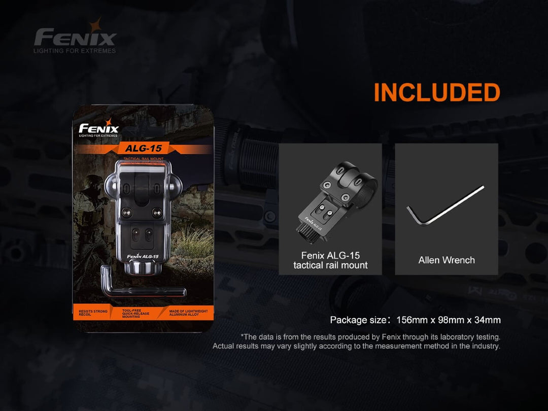 Fenix ALG-15 Tactical Rail Mount - Fenix Store