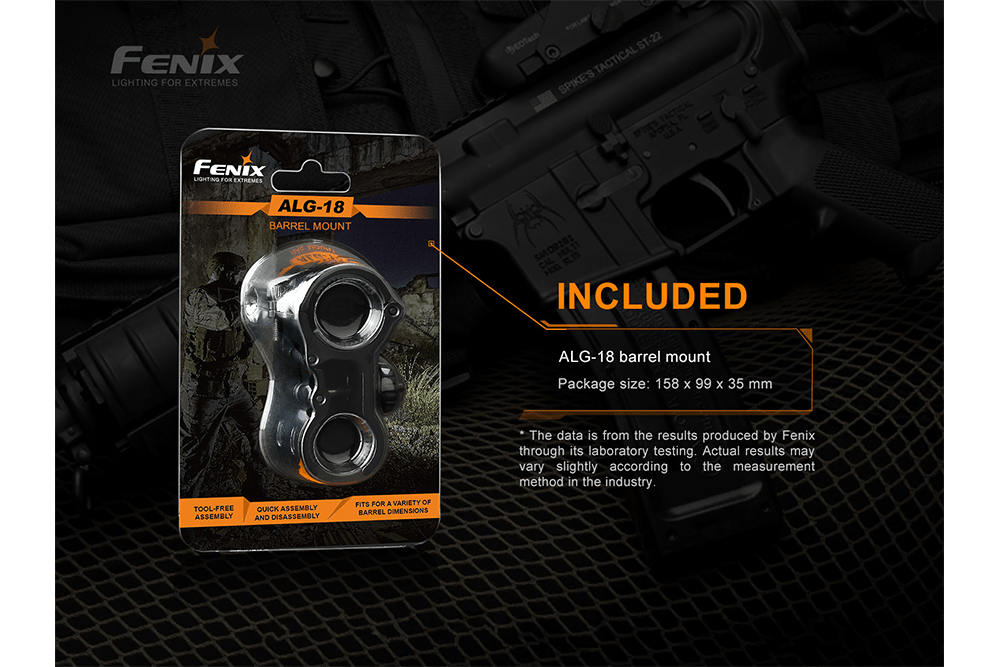 Fenix ALG-18 Flashlight Barrel Mount - Fenix Store