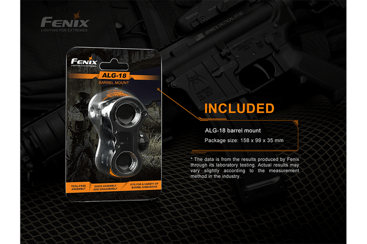 Fenix ALG-18 Flashlight Barrel Mount - Fenix Store