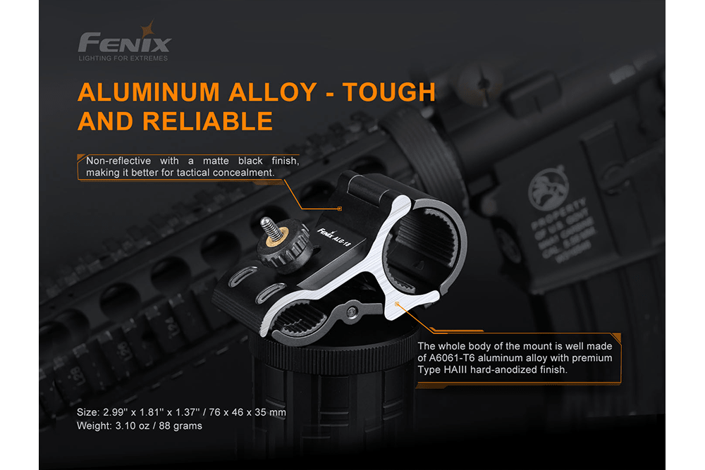 Fenix ALG-18 Flashlight Barrel Mount - Fenix Store