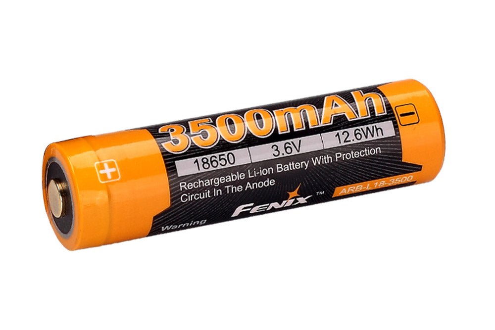 Fenix ARB-L18-3500 High-Capacity 18650 Battery - 3500mAh - Fenix Store