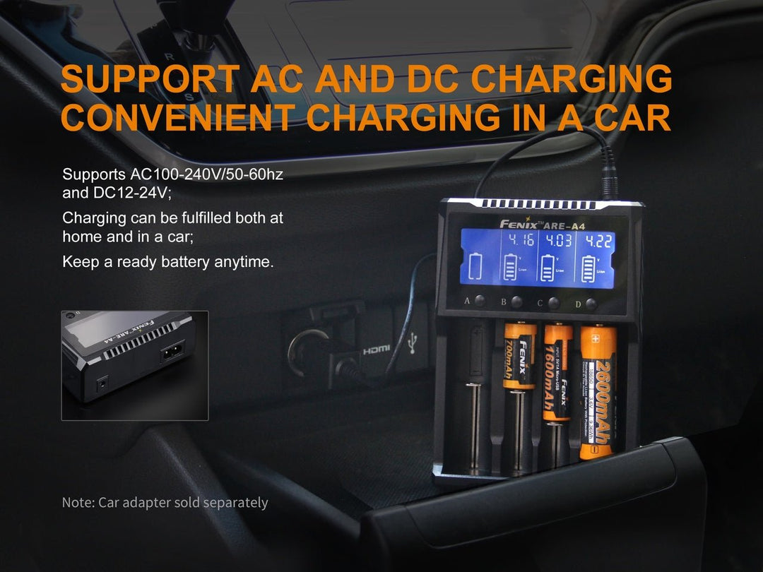 Fenix ARE-A4 Multifunctional Battery Charger - Fenix Store