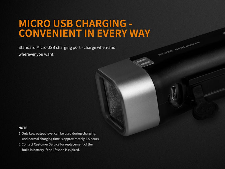 Fenix BC25R LED Bike Light - Fenix Store