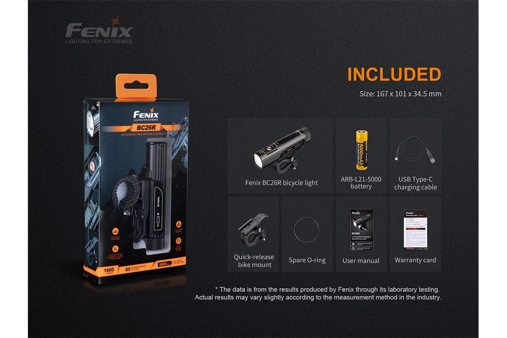 Fenix BC26R LED Bike Light - Fenix Store