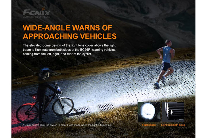 Fenix BC26R Bike Light + FREE BC05R V2 - Fenix Store
