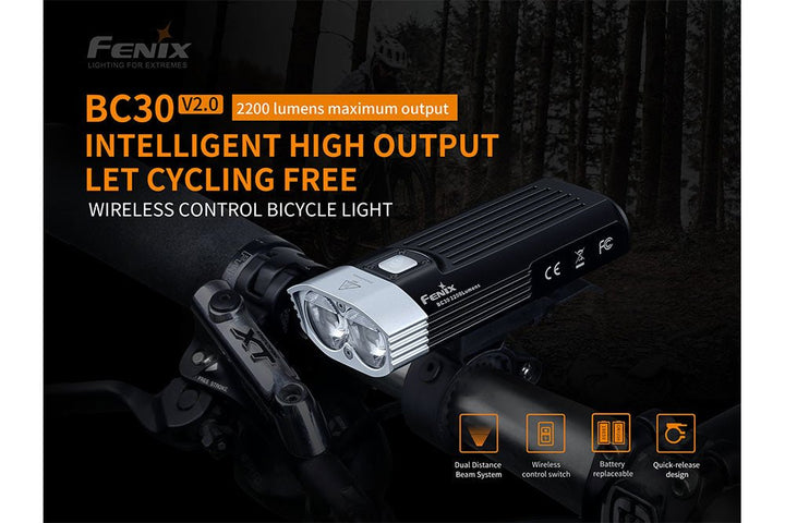 Fenix BC30 V2 LED Bike Light - Fenix Store