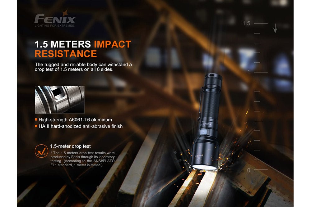 Fenix C7 High-performance Rechargeable LED Flashlight - 3000 Lumens - Fenix Store