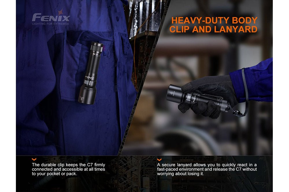 Fenix C7 High-performance Rechargeable LED Flashlight - 3000 Lumens - Fenix Store