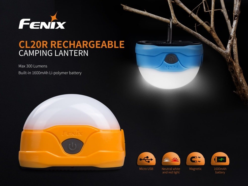 Fenix CL20R LED Rechargeable Camping Lantern - discontinued - Fenix Store