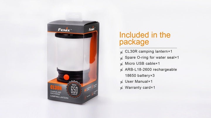 Fenix CL30R LED Camping Lantern - Fenix Store