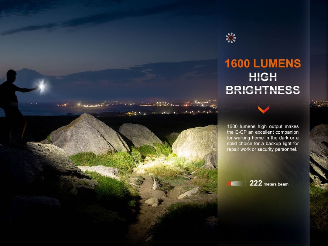 Fenix E-CP 1600-lumen LED Flashlight/Powerbank - Fenix Store