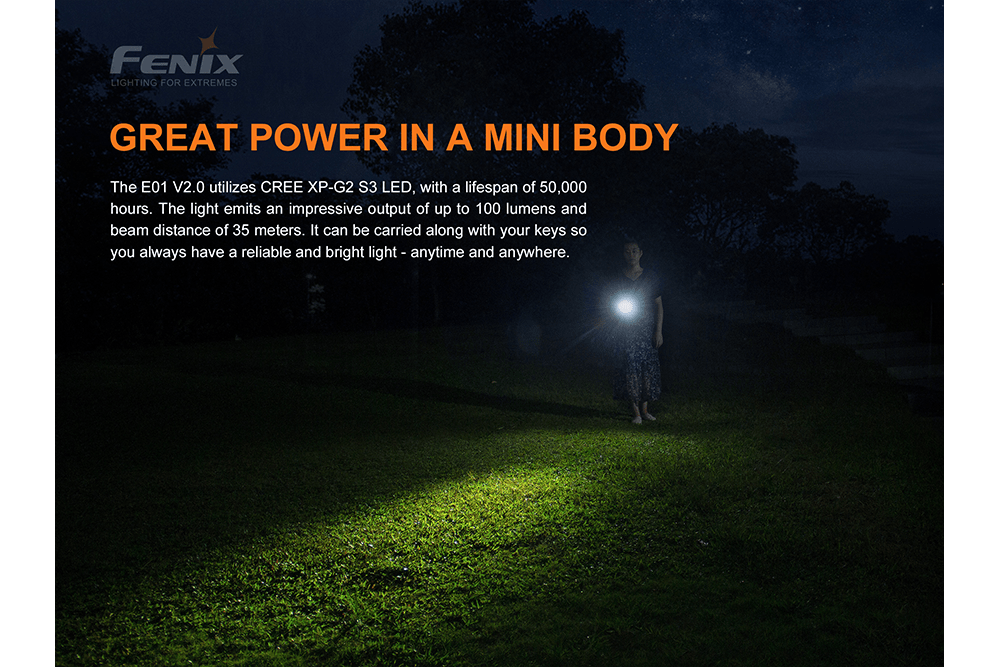 Fenix E01 V2.0 AAA LED Flashlight - Fenix Store