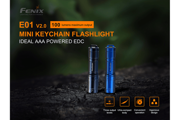 Fenix E01 V2.0 AAA LED Flashlight - Fenix Store