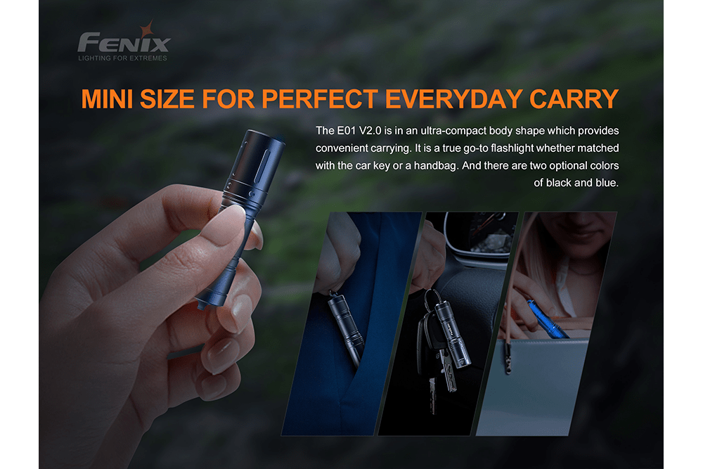 Fenix E01 V2.0 AAA LED Flashlight - Fenix Store