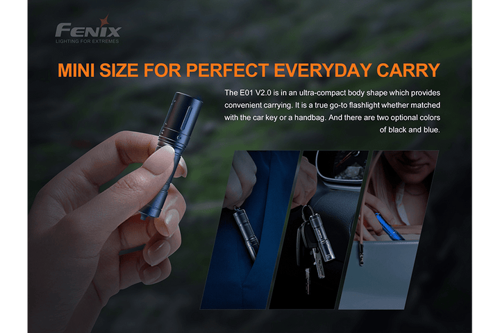 Fenix E01 V2.0 AAA LED Flashlight - Fenix Store