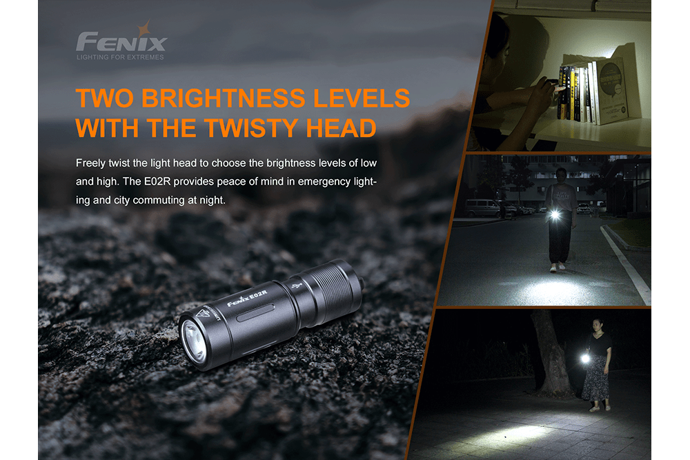 Fenix E02R LED Keychain Light - Discontinued - Fenix Store