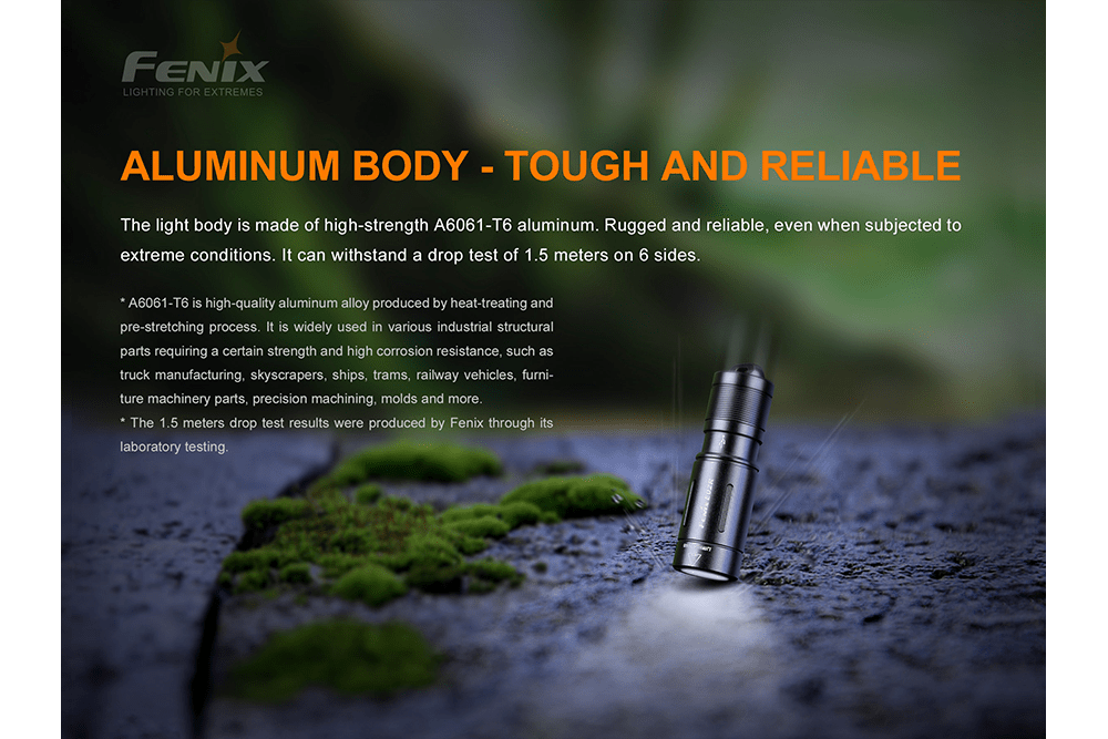 Fenix E02R LED Keychain Light - Discontinued - Fenix Store