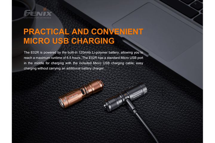 Fenix E02R LED Keychain Light - Discontinued - Fenix Store