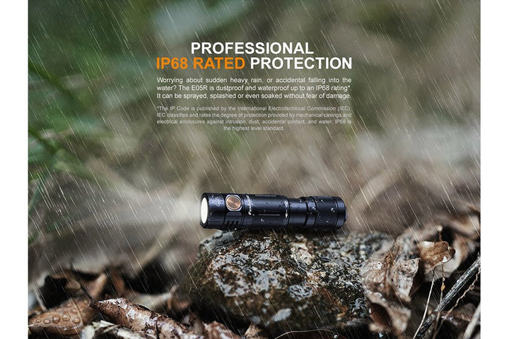 Fenix E05R Mini Keychain LED Flashlight - 400 Lumens - Fenix Store