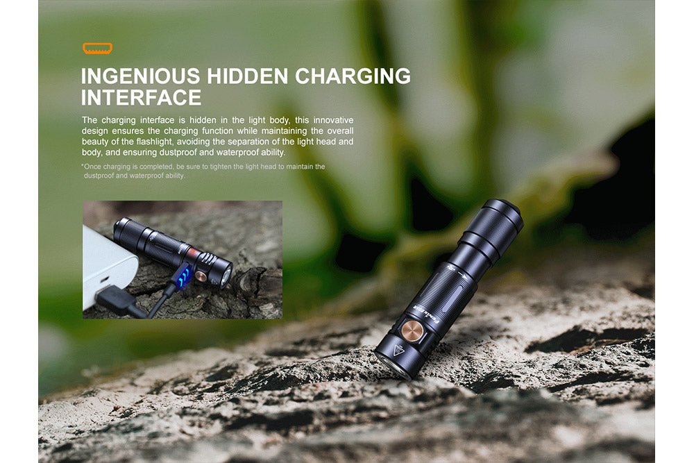 Fenix E05R Mini Keychain LED Flashlight - 400 Lumens - Fenix Store