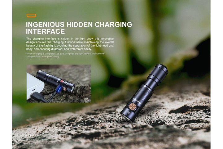 Fenix E05R Mini Keychain LED Flashlight - 400 Lumens - Fenix Store