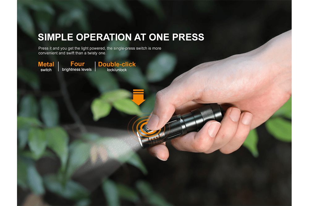 Fenix E09R Rechargeable High-Output Flashlight - 600 Lumens - Fenix Store