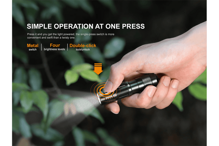 Fenix E09R Rechargeable High-Output Flashlight - 600 Lumens - Fenix Store