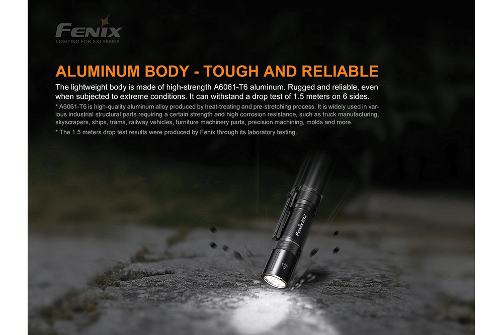 Fenix E12 V2.0 AA LED Flashlight - Discontinued - Fenix Store