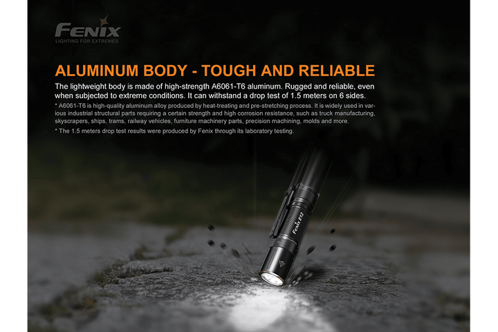 Fenix E12 V2.0 AA LED Flashlight - Discontinued - Fenix Store