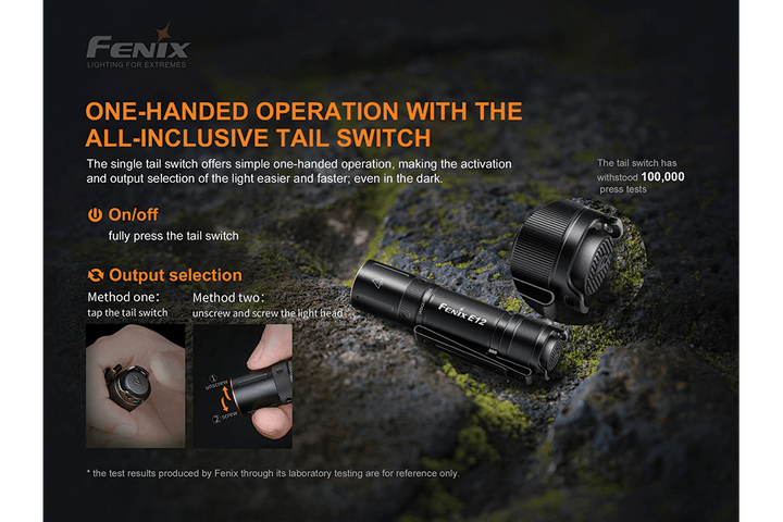 Fenix E12 V2.0 AA LED Flashlight - Discontinued - Fenix Store