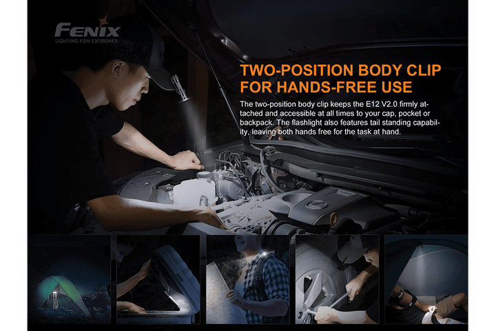 Fenix E12 V2.0 AA LED Flashlight - Discontinued - Fenix Store