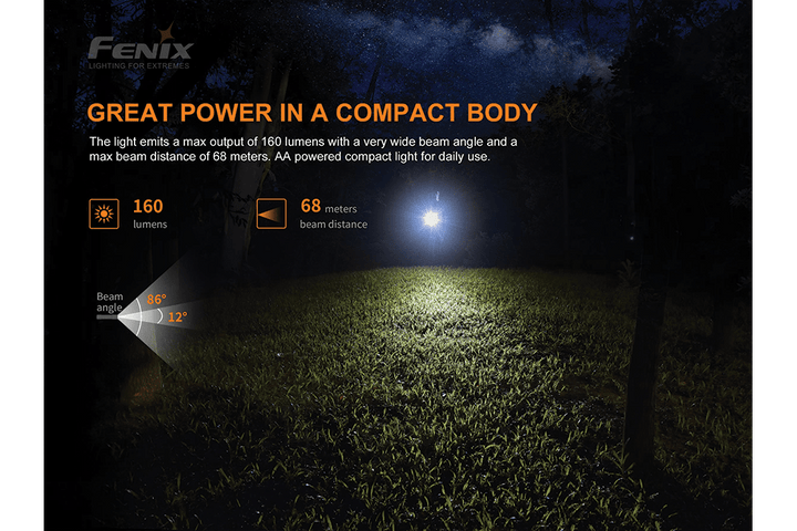 Fenix E12 V2.0 AA LED Flashlight - Discontinued - Fenix Store
