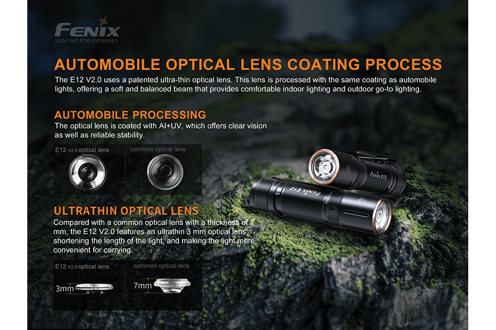 Fenix E12 V2.0 AA LED Flashlight - Discontinued - Fenix Store