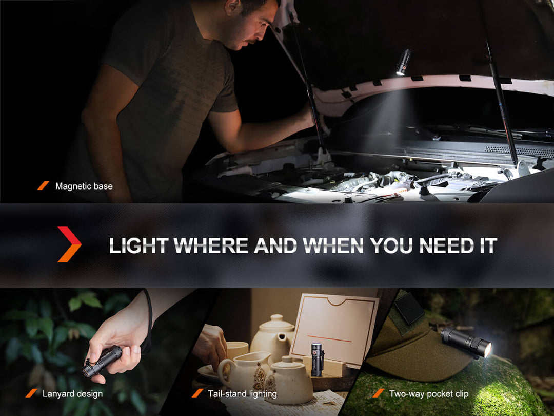 Fenix E18R V2 Rechargeable LED Flashlight - Fenix Store