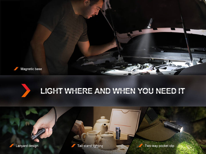 Fenix E18R V2 Rechargeable LED Flashlight - Fenix Store