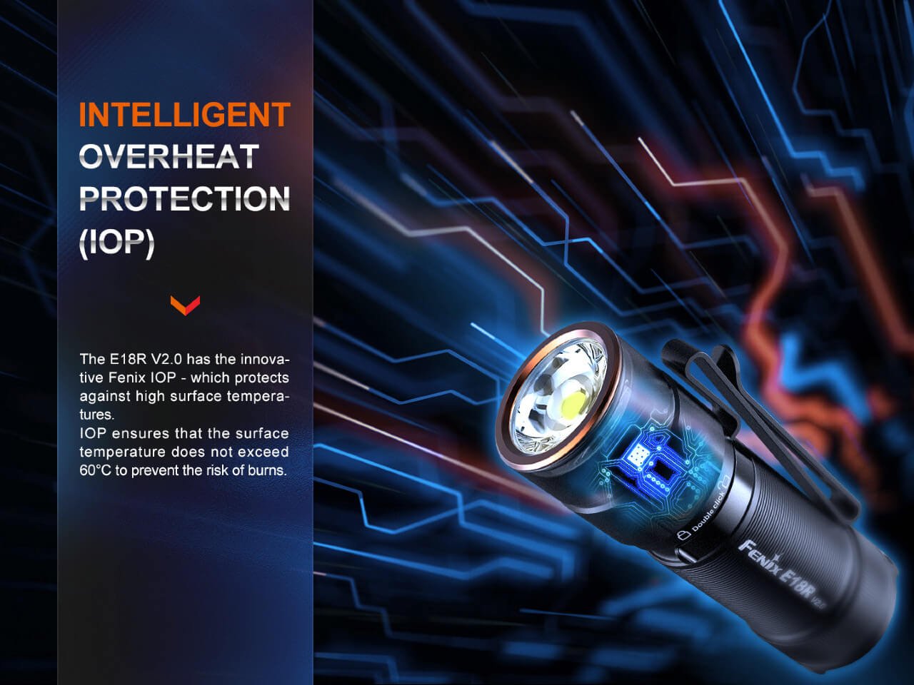 Fenix E18R V2 | Shop Rechargeable LED Flashlight - Fenix Store
