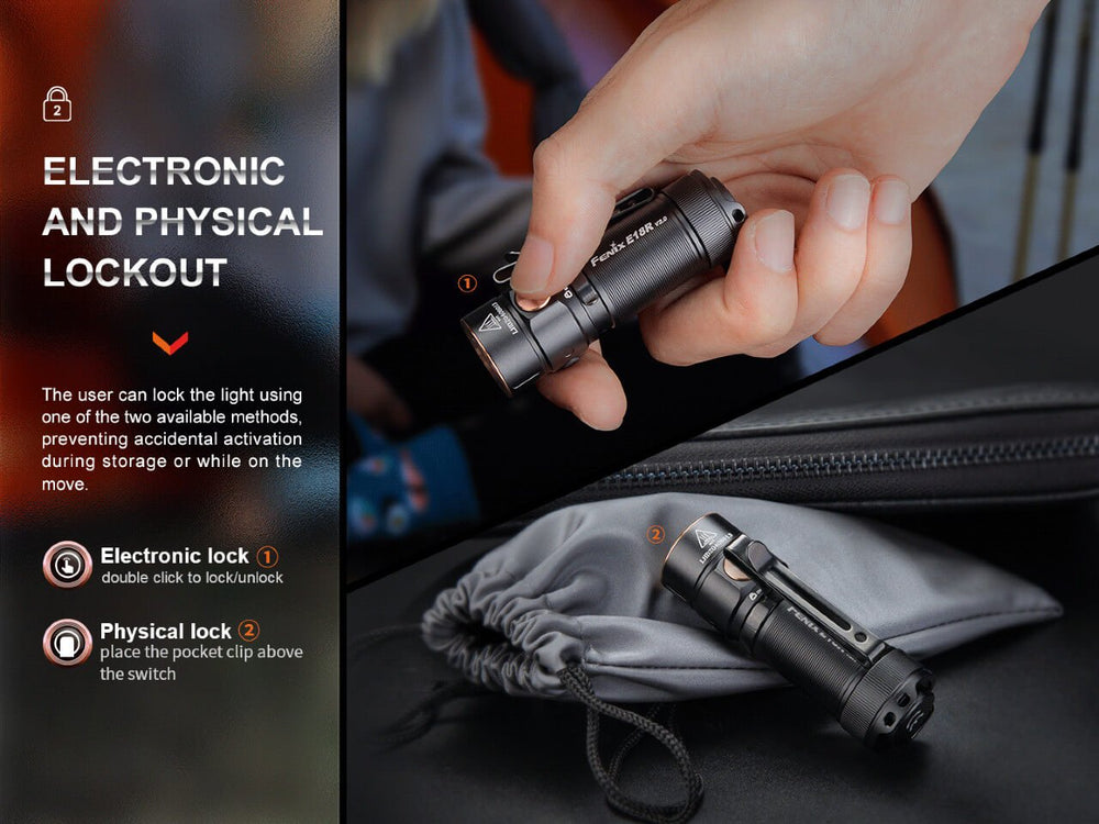 Fenix E18R V2 Rechargeable LED Flashlight - Fenix Store
