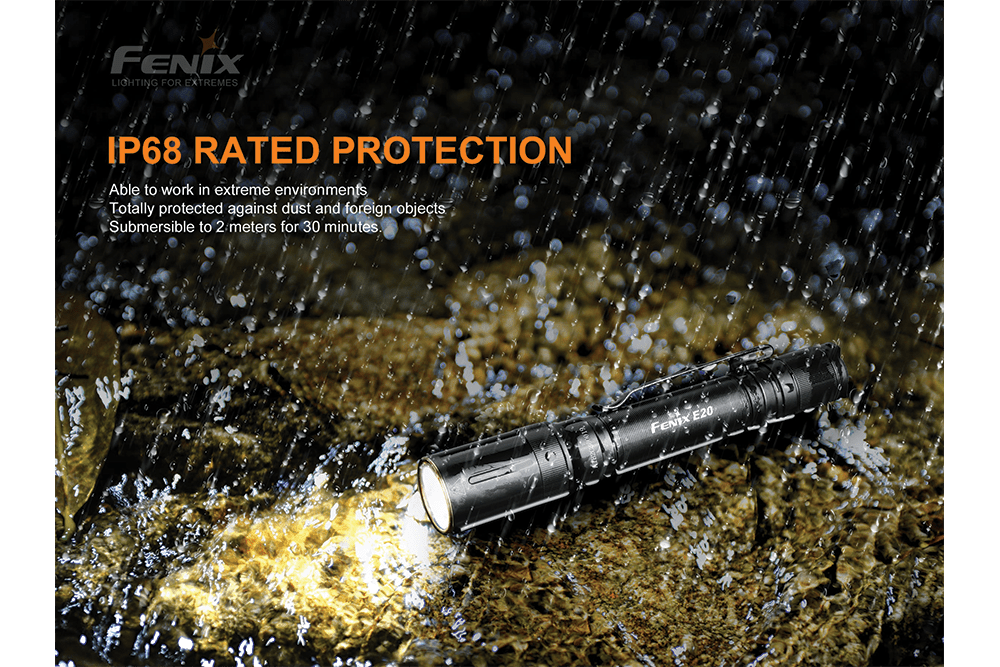 Fenix E20 V2.0 EDC Flashlight - 350 Lumens - Fenix Store