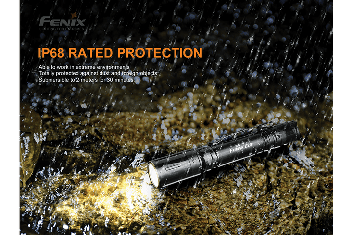 Fenix E20 V2.0 EDC Flashlight - 350 Lumens - Fenix Store