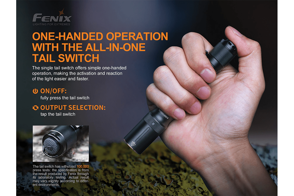 Fenix E20 V2.0 EDC Flashlight - 350 Lumens - Fenix Store