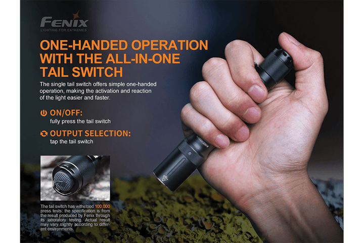 Fenix E20 V2.0 EDC Flashlight - 350 Lumens - Fenix Store