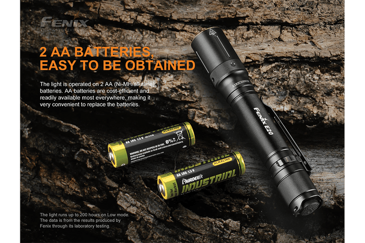 Fenix E20 V2.0 EDC Flashlight - 350 Lumens - Fenix Store