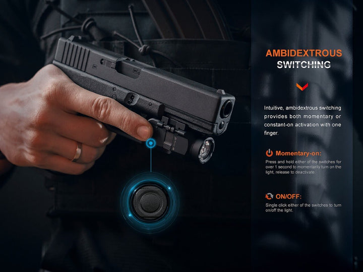 Fenix GL06 Pocket Pistol Tactical LED Light - 600 Lumens - Fenix Store