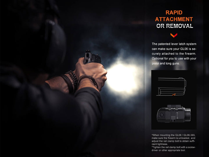 Fenix GL06 Pocket Pistol Tactical LED Light - 600 Lumens - Fenix Store
