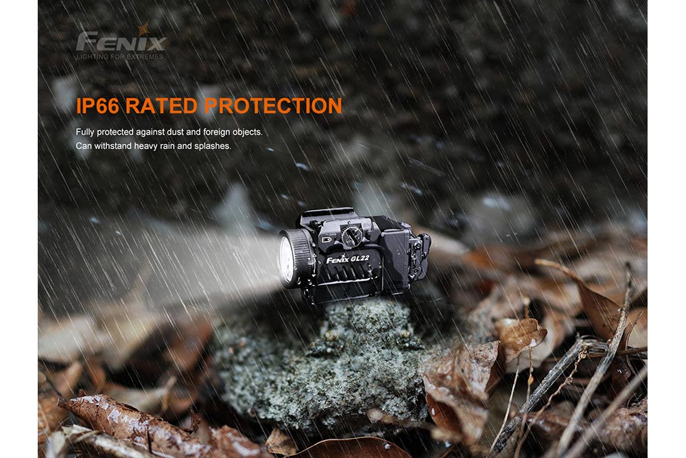 Fenix GL22 Tactical LED Light with Red Laser - Fenix Store
