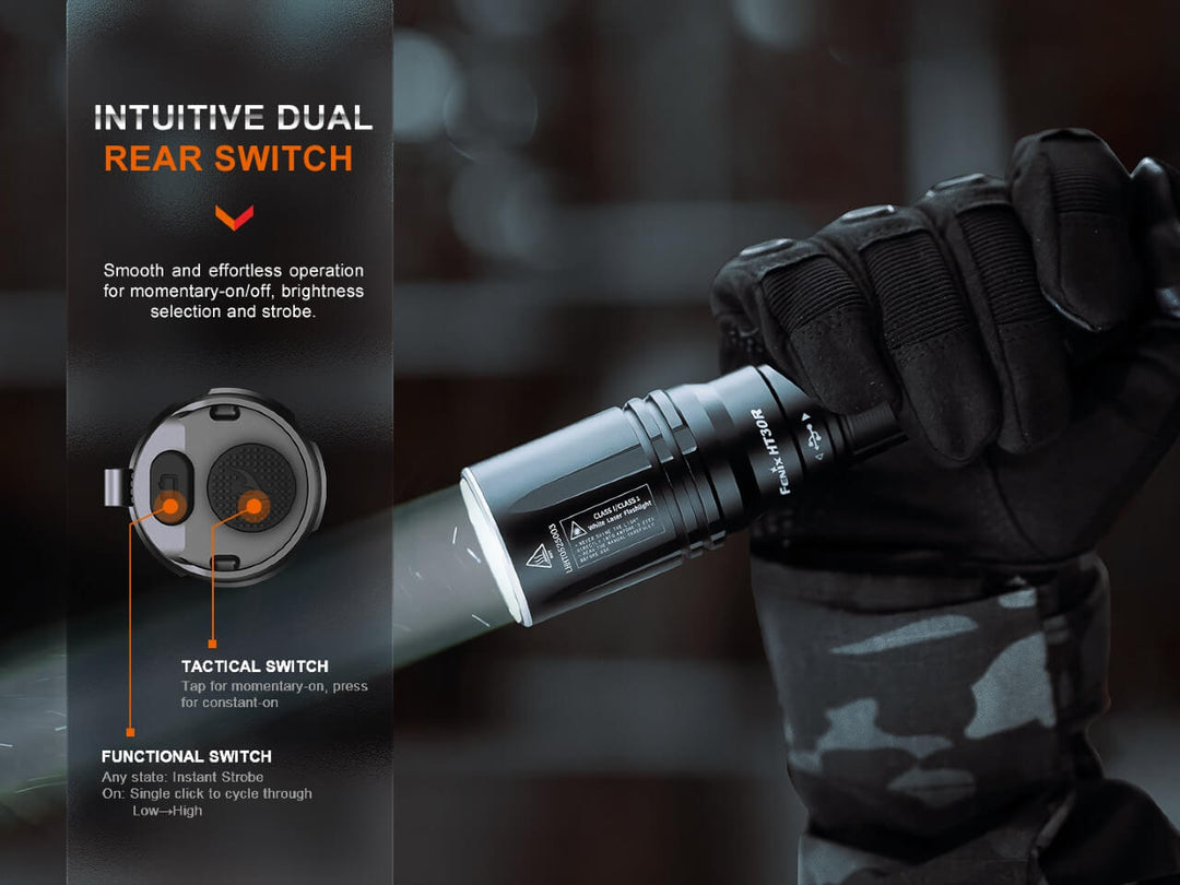 Fenix HT30R White Laser LED Flashlight - Discontinued - Fenix Store