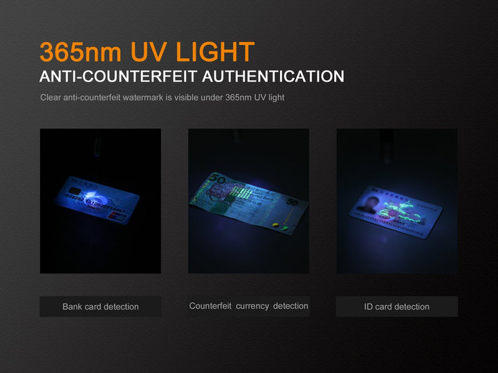 Fenix LD02 V2.0 EDC LED Penlight with UV Lighting - Fenix Store